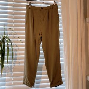 Zara khaki green pants